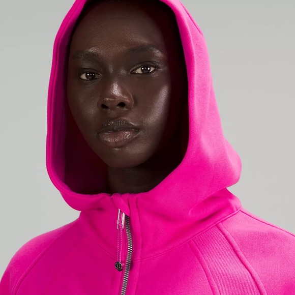 ONLY ONE ‼️ Lululemon Oversized Full Zip Scuba Sonic Pink Size M/L New with Tags - Picture 4 of 5